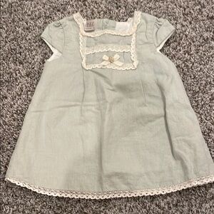 Paz Rodriguez Light Green Baby Dress